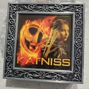 Hunger Games "KATNISS" Jewelry Box New In Original Box NWT 4" x 4" x 1.25" RARE